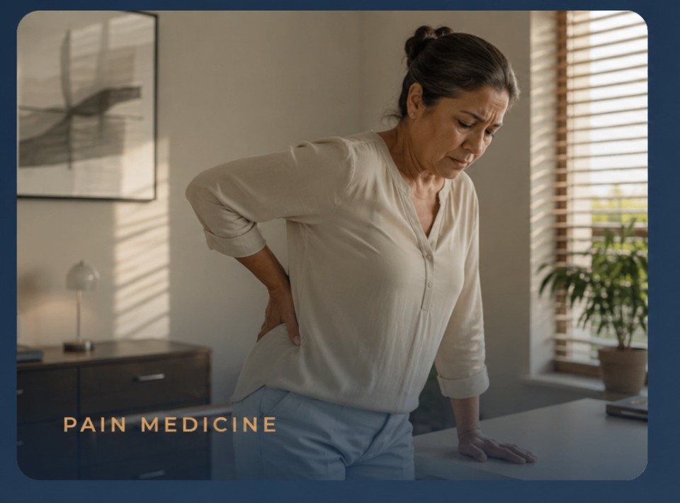 Opioid-sparing pathways for chronic back pain